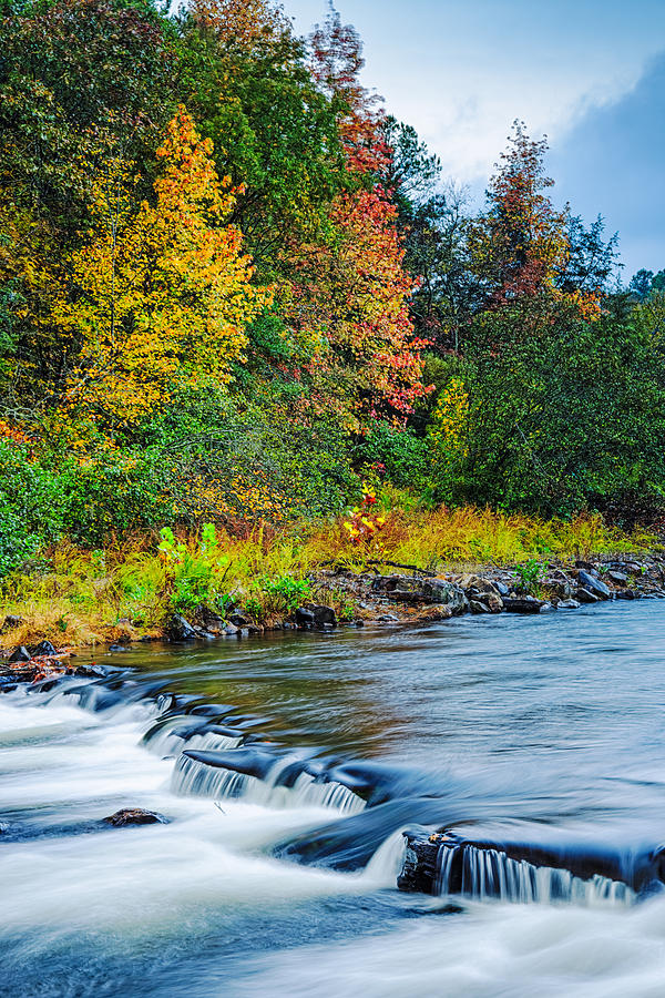Foretelling of a Storm Beaver's Bend Broken Bow Fall Foliage Photograph