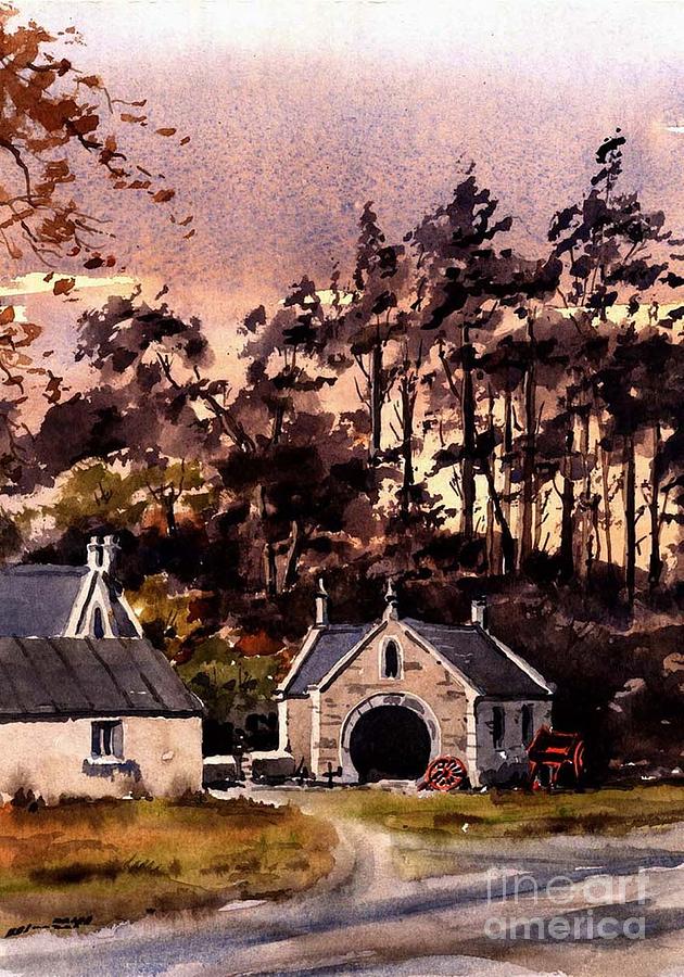 Forge in Enniskerry Painting by Val Byrne