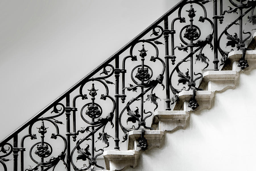 Forged Handrail Photograph by Gilbert Claes