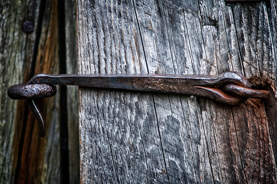 Forged Hook and Eye Photograph by Chris Bordeleau