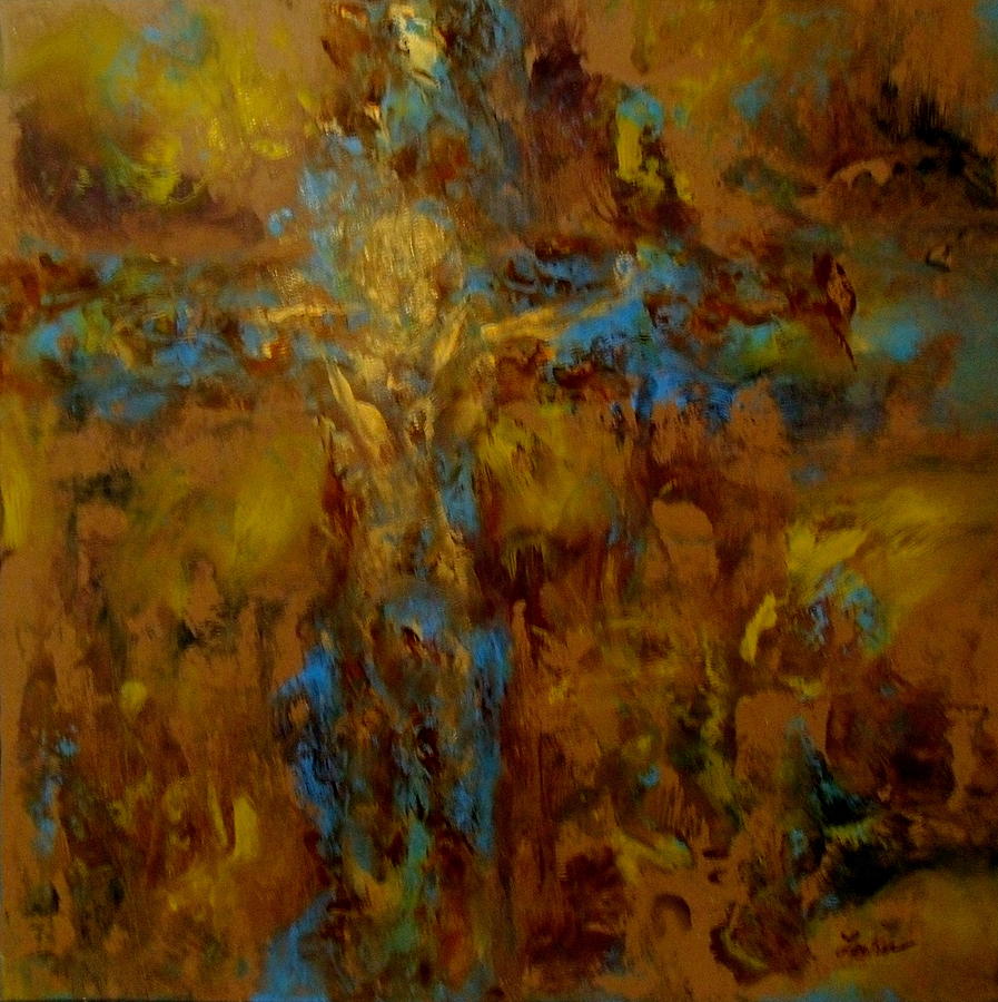 Abstract Painting - Forgiven by Cheryl Lynn Looker