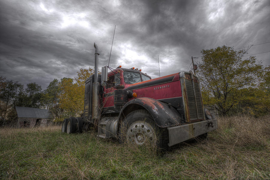 Forgotten Big Rig 2014 V2 Photograph by Aaron J Groen