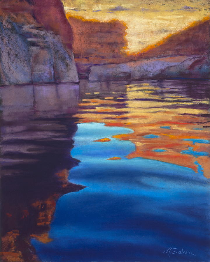 Forgotten Canyon Painting by Marjie Eakin-Petty