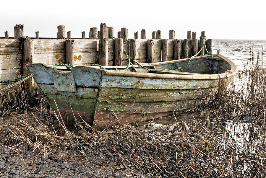 Old wooden boat Photograph by Mike Santis