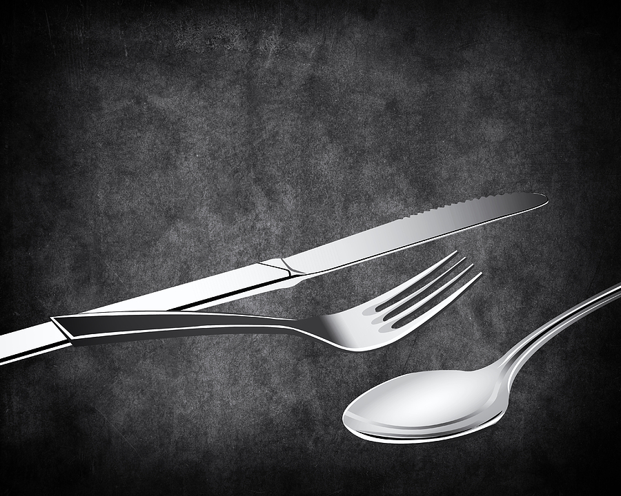 Fork Digital Art - Fork Knife Spoon 10 by Angelina Tamez