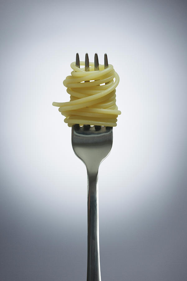 Fork With Spaghetti Photograph by Buena Vista Images