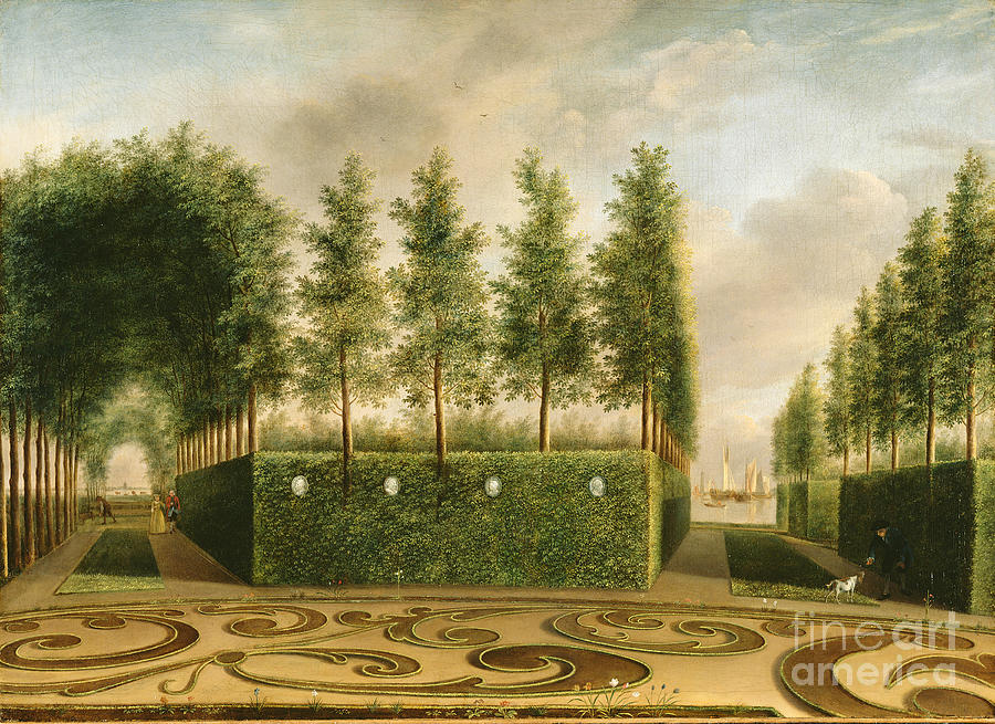 Formal Garden, 1766 Photograph by Getty Research Institute