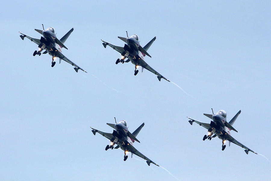 Formation Of J-10 Aircraft Photograph by Artyom Anikeev - Fine Art America