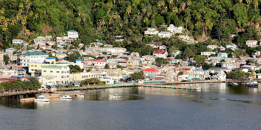 Former Capital of St. Lucia - Soufriere Photograph by Brendan Reals
