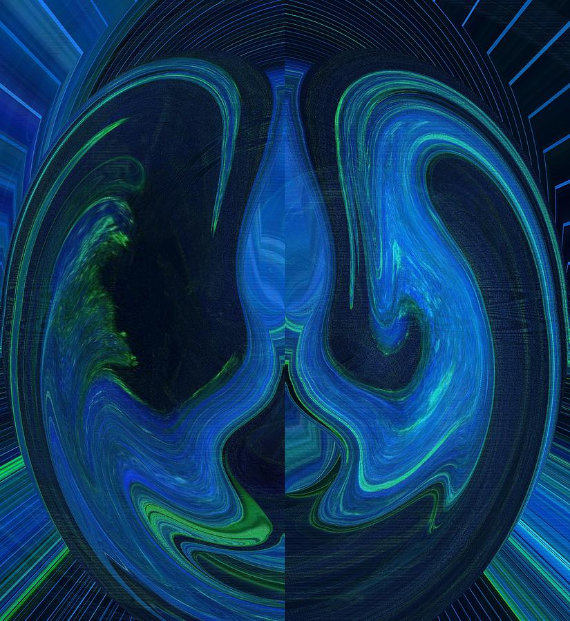 Abstract Photograph - Forming Of Mother Earth Abstract by Christina Shaskus