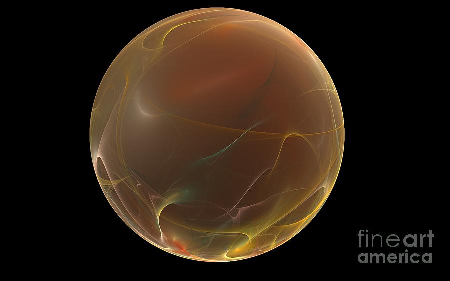 Forming of the Sphere Digital Art by Peter R Nicholls