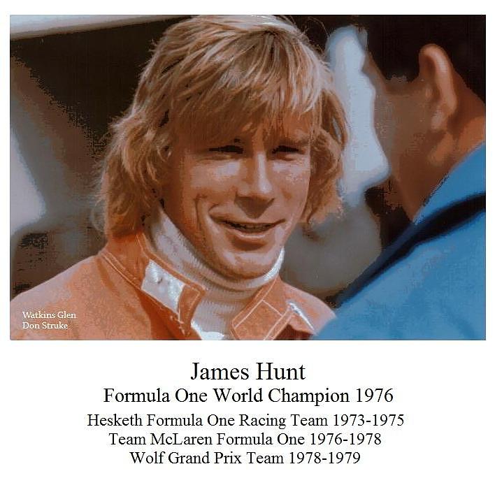 Formula One World Champion James Hunt Photograph by Don Struke