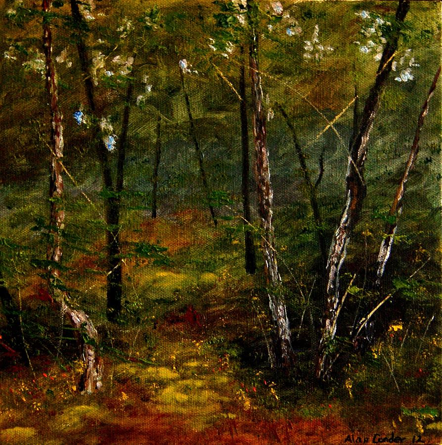 Forrest Thicket  Painting by Alan Conder