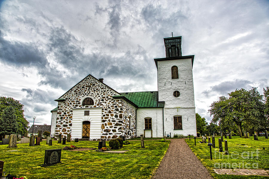 Forslof Church Sweden Photograph by Rick Bragan