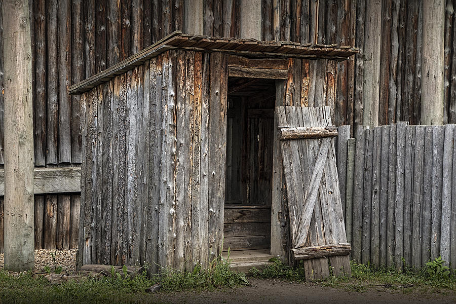 Fort Edmonton Park Wooden Outhouse Photograph by Randall Nyhof