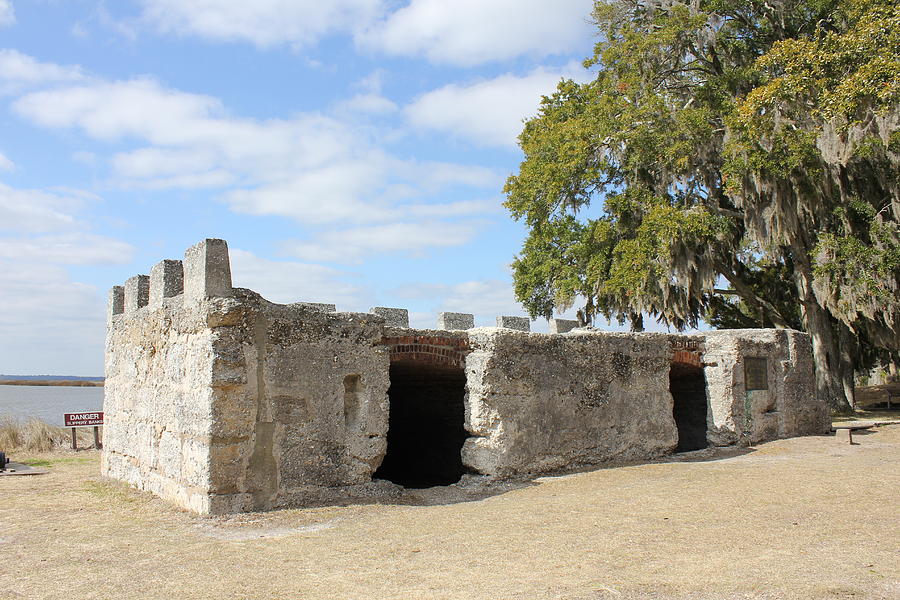 Fort Frederica historic fortification building Photograph by BJ Karp ...