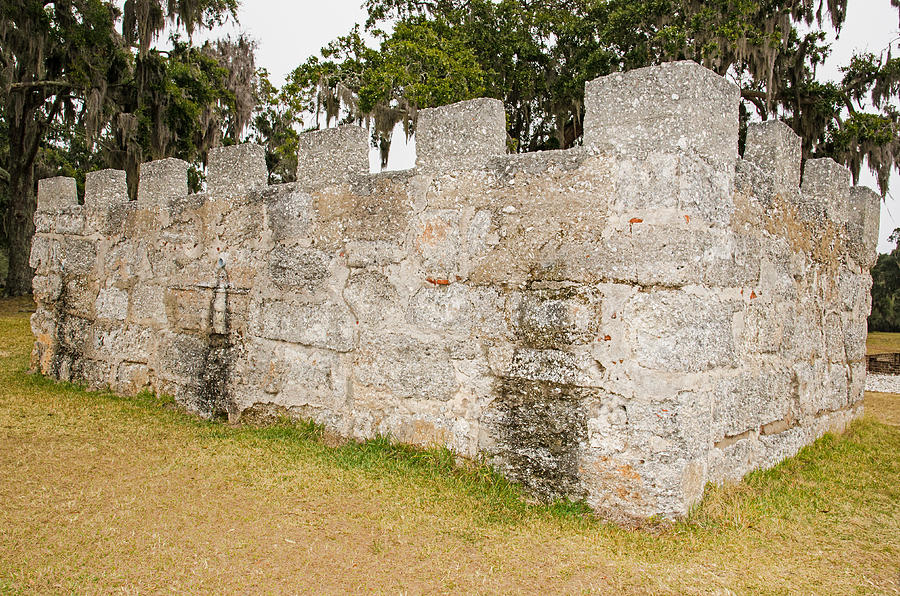 Fort Frederica National Monument, Kings Photograph by Millard H. Sharp
