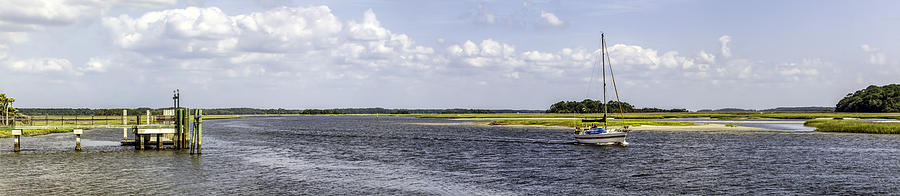 Jacksonville Photograph - Fort George River Panorama by Lynn Palmer