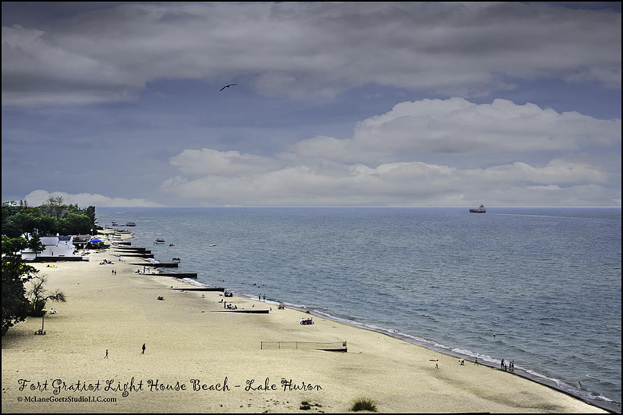 Landscape Photograph - Fort Gratiot Light House Beach by LeeAnn McLaneGoetz McLaneGoetzStudioLLCcom
