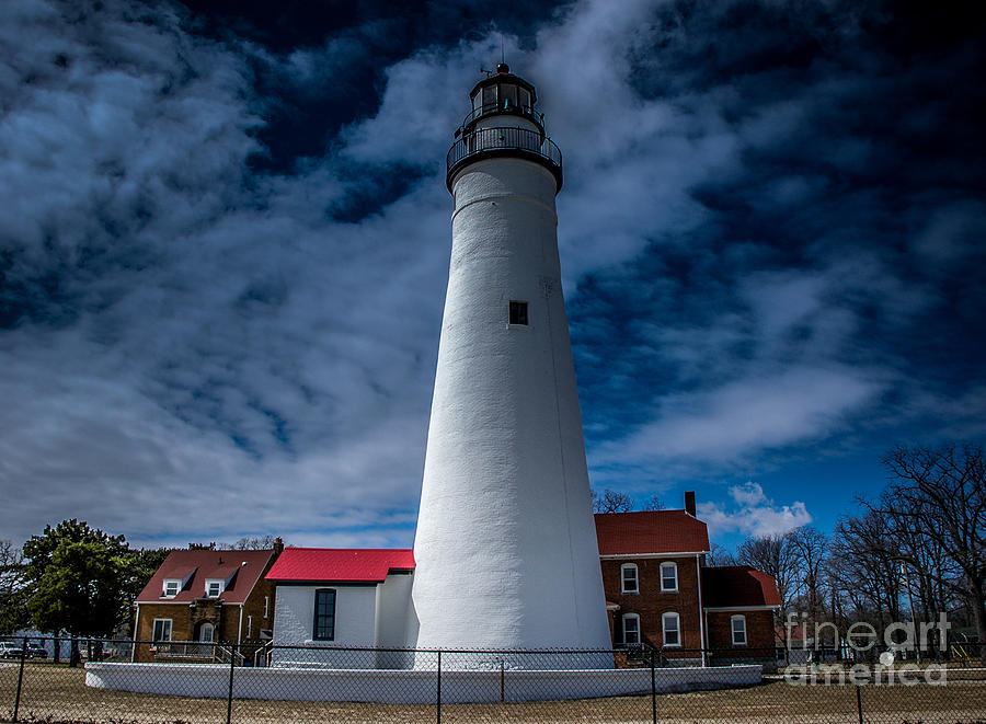 Fort Gratiot Lighthouse from the water side Photograph by Ronald Grogan