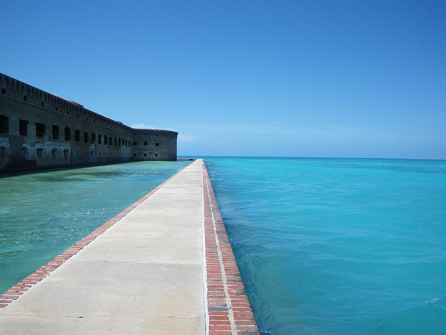 Fort Jefferson Sea Wall Photograph by Greg Graham