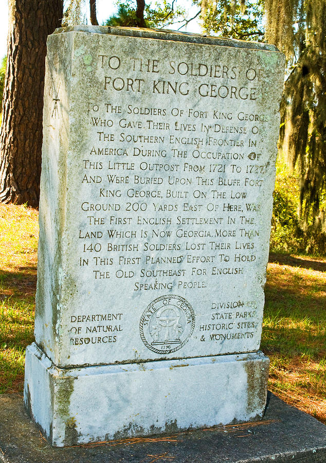 History Photograph - Fort King George, Georgia by Millard H. Sharp
