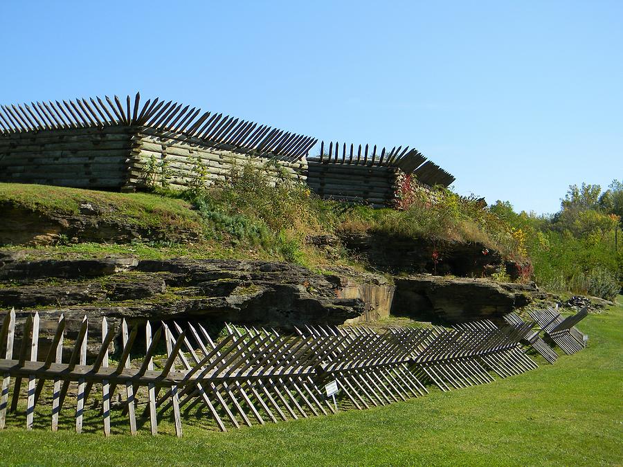Fort Ligonier and Fence Photograph by Jean Goodwin Brooks