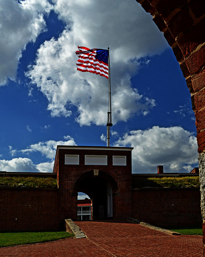 Fort McHenry Main Gate Photograph by Bill Swartwout