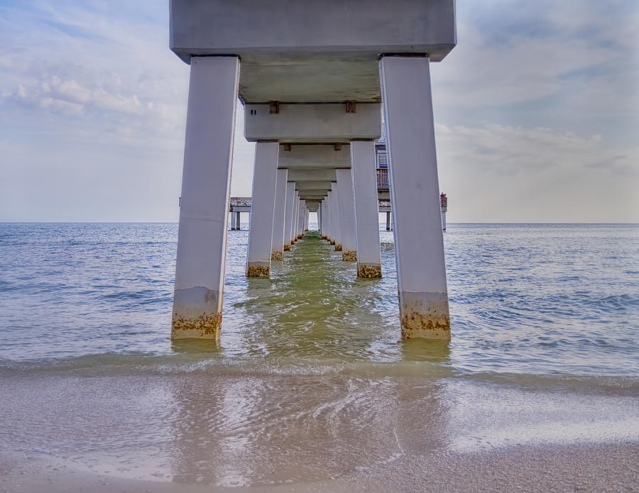 Fort Myers Beach Pier Photograph by Kim Hojnacki