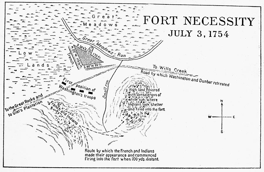 Fort Necessity, 1754 Photograph by Granger - Fine Art America