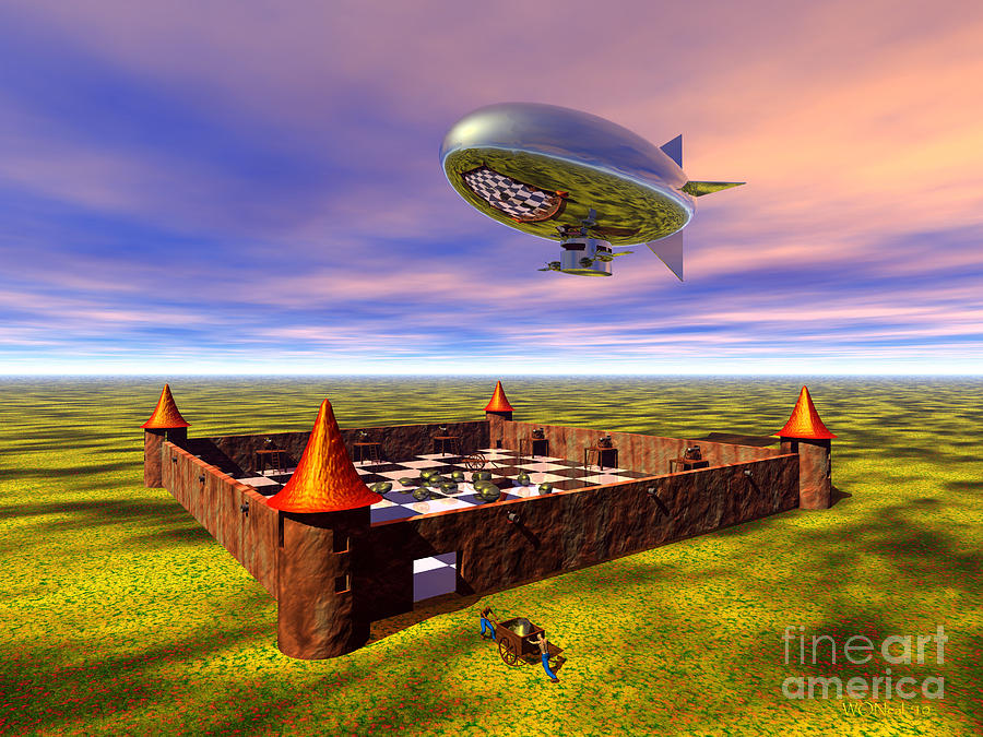 Science Fiction Digital Art - Fort Nuggets 2 by Walter Neal