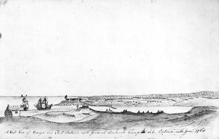 Fort Ontario, 1760 Drawing by Granger