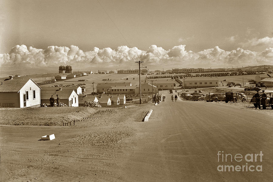 Fort Ord Photograph - Fort Ord Army Base Monterey California circa 1948 by Monterey County Historical Society