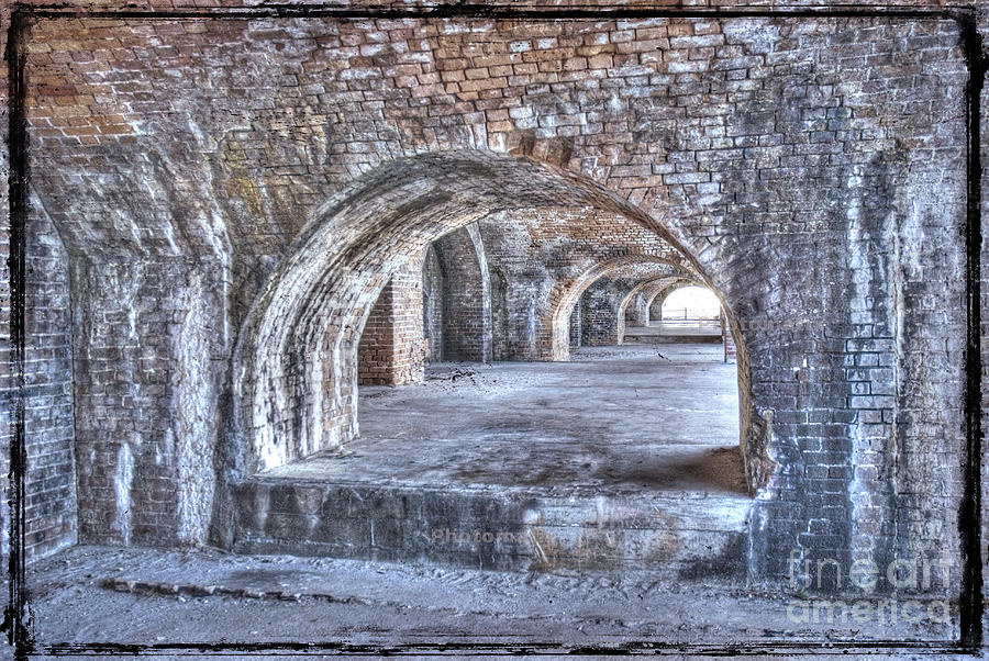 Brick Photograph - Fort Pickens 2 by Jim Wright