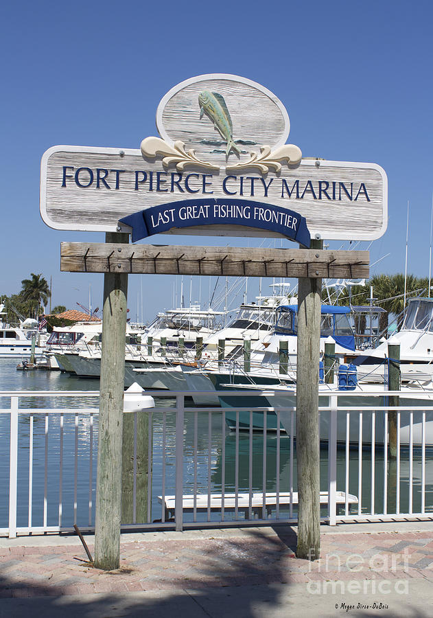Fort Pierce City Marina by Megan Dirsa-DuBois Photograph by Megan Dirsa-DuBois