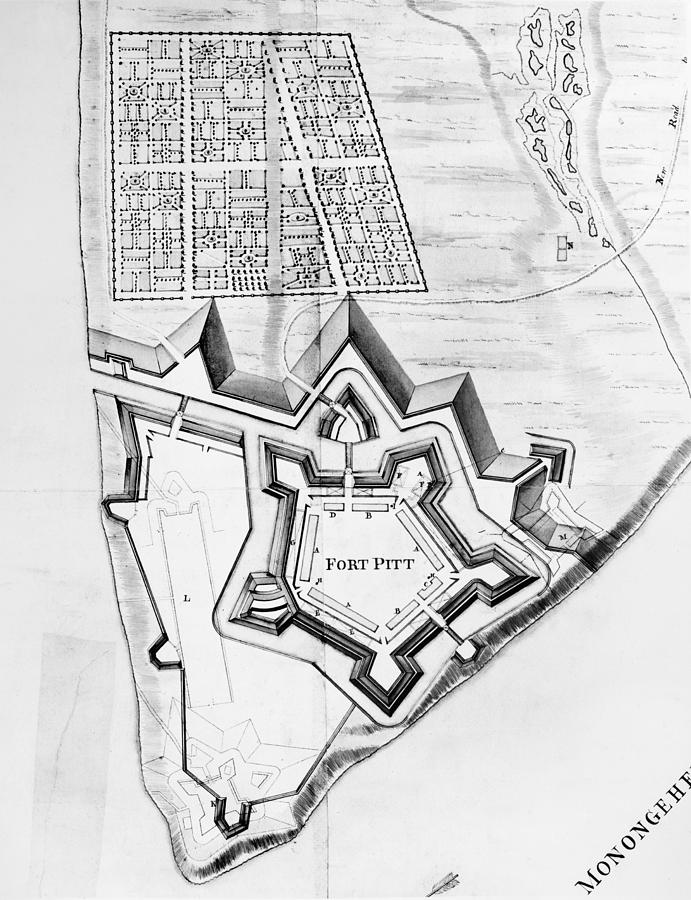Fort Pitt, 1761 Photograph by Granger