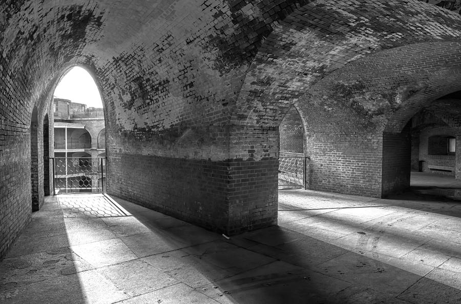 Fort Point BW Photograph by Jonathan Nguyen