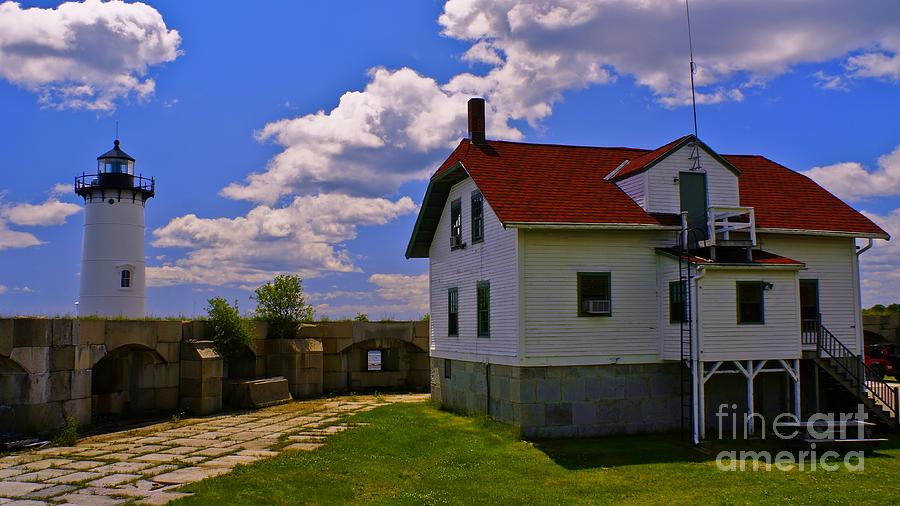 Fort Point Light.  Photograph by New England Photography