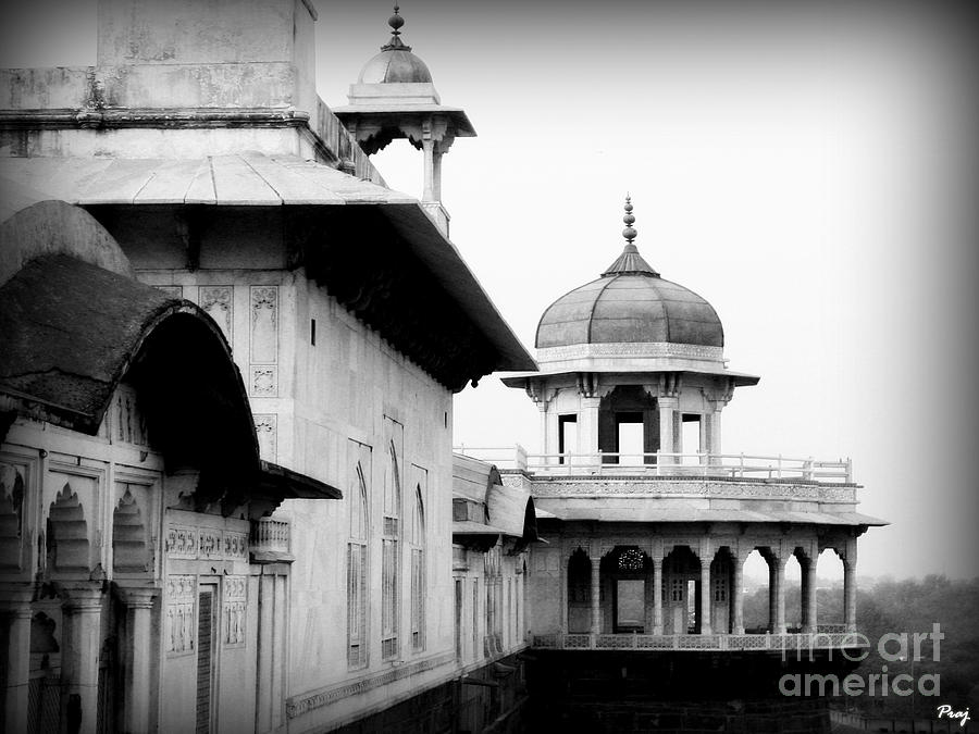Architecture Photograph - Agra Fort India by Prajakta P