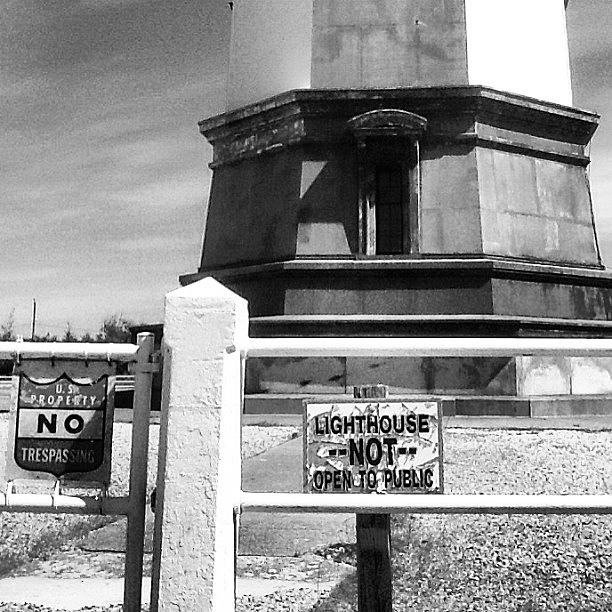 Lighthouse Photograph - Fort Story, Va - Restrictions by Trey Kendrick