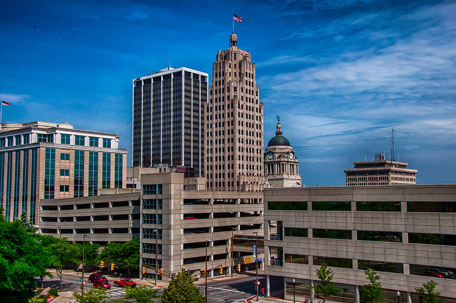 Fort Wayne Skyscrapers Photograph by Gene Sherrill - Fine Art America