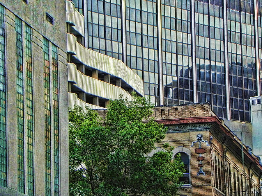 Fort Worth Old and New Photograph by Kathy Churchman