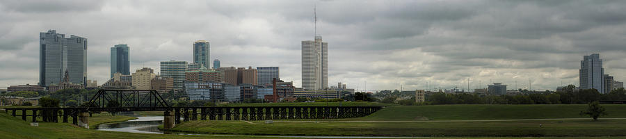 Fort Worth Panorama Photograph by Jonathan Davison