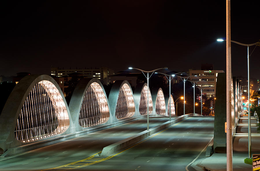 Fort Worth Seventh Street Bridge Oct 10 2014 Photograph by Rospotte Photography
