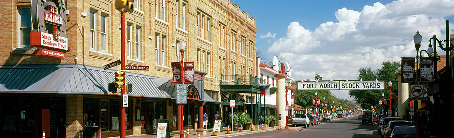 Fort Worth Stockyards, Fort Worth Photograph by Panoramic Images