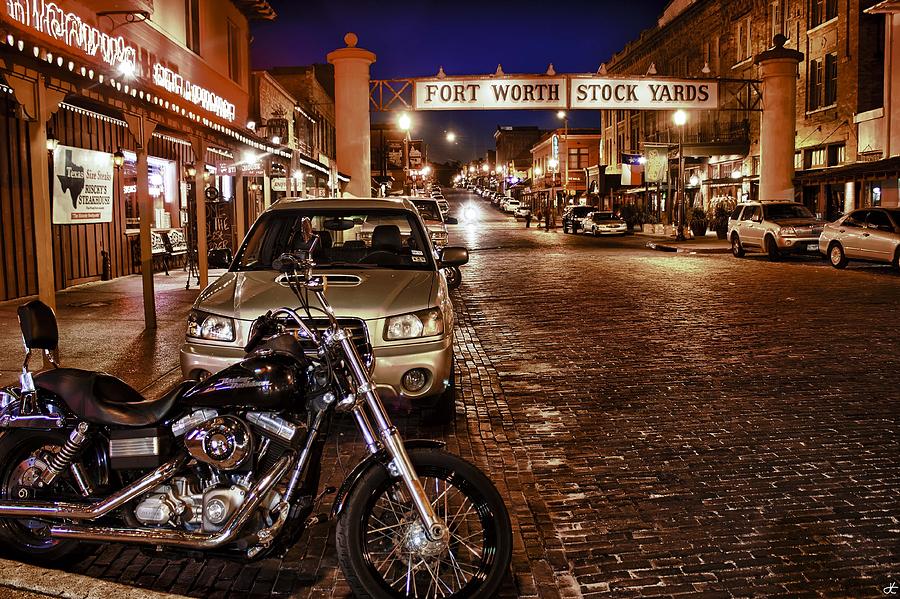 Fort Worth Photograph - Fort Worth Stock Yards by John Hesley