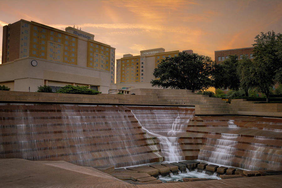 Fort Worth Water Gardens Dawn Photograph