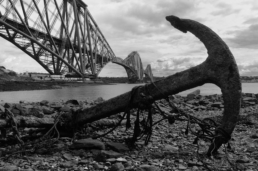Forth Bridge Anchor Photograph by Jeremy Voisey