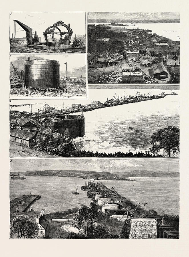 Forth Bridge Railway Drawing by English School | Fine Art America