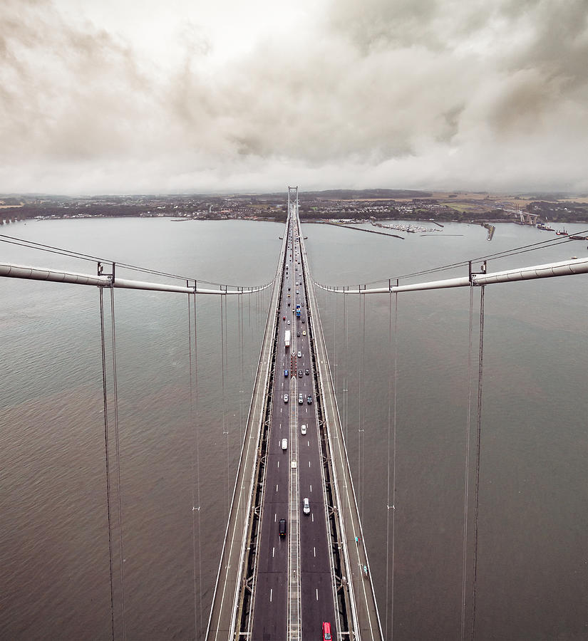 Forth Road Bridge from above Photograph by Georgeclerk